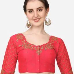Women Embroidered Front-Open Blouse-33