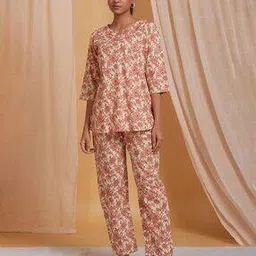 ichaa Floral Print Loungewear Set-picture-11