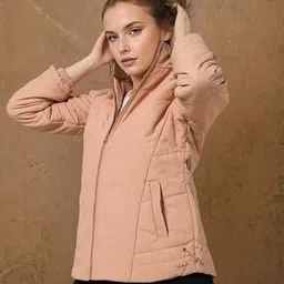 Women Quilted Regular Fit Jacket-image-17