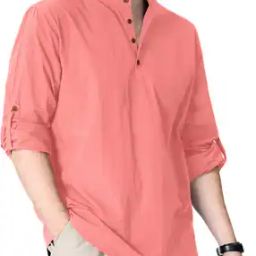 Men Regular Fit Short Kurta with Mandarin Collar-image-51