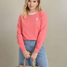 u.s. polo assn. Crew-Neck Sweatshirt with Logo Embroidery-picture-23