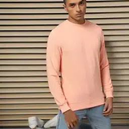 Men Striped Regular Fit Crew-Neck Sweatshirt-picture-22