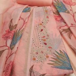Women Embroidered 3-Piece Unstitched Dress Material-image-41