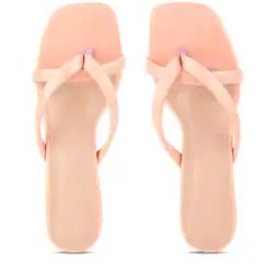 Open-Toe Slip-On Heeled Sandals-17