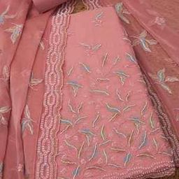 Women Embroidered 3-Piece Unstitched Dress Material-image-30
