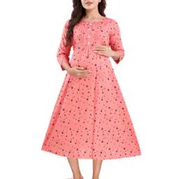 Geometric Printed A-line Dress-image-74