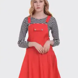 Women Stripes Dungaree-picture-45