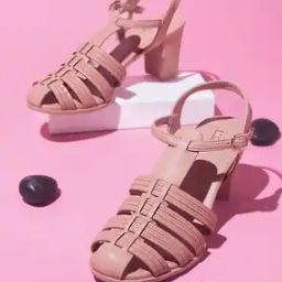 Women Multi-Strap Chunky-Heeled Sandals-1