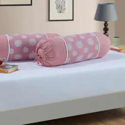 Set of 2 Cotton Bolster Covers 30" X 15"-5