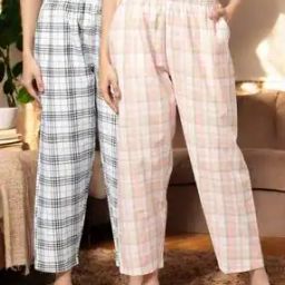 Women Pack of 2 Pyjamas with Elasticated Waist-14