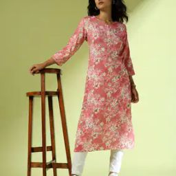 Women Printed Straight Kurta-image-14