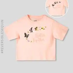 Sequin Embroidered Boxy Fit T-Shirt-image-33