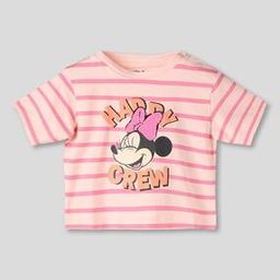 Minnie Mouse Print Crew-Neck T-Shirt-image-53