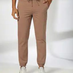 Men Cotton Joggers with Insert Pockets-image-64