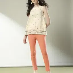 Women Straight Fit Pants with Pockets-picture-41