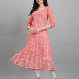 Embroidered  Anarkali Kurta-49