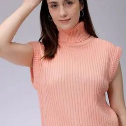 Women Ribbed Loose Fit Sweater-picture-53