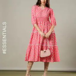 nyrika Women Floral Print Tiered Dress-picture-10