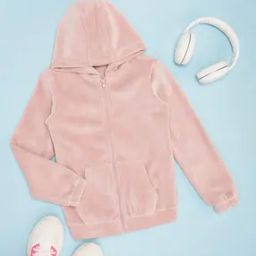 Girls Zip-Front Hooded Jacket-image-52