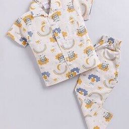 nauti kidz Boys Cartoon Nightsuit Set-picture-12