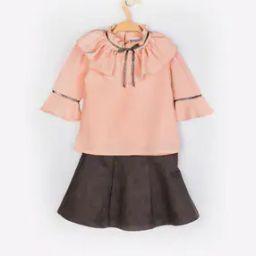 Top with Skirt Set-14