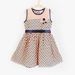 Polka-Dot A-line Dress-picture-13