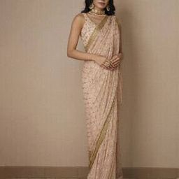 Women Embellished Net Saree-picture-25