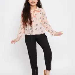 Floral Print Pants with Top-image-53