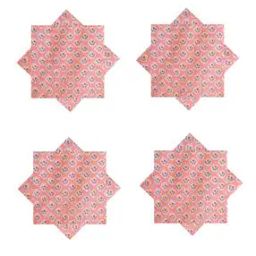 6 Pieces Floral Printed Dinner Table Napkins-39