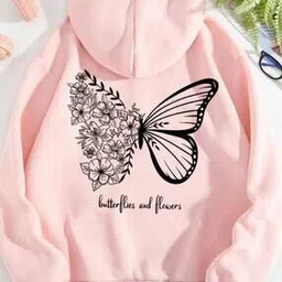 Women Graphic Print Pullover Hoodie-image-16