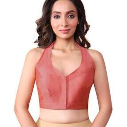 Women V-Neck Front-Open Blouse-28