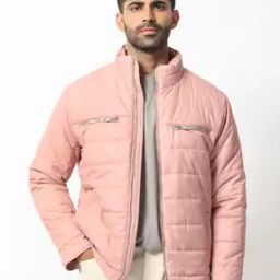 Men Quilted Zip-Front Puffer Jacket with Zip Pockets-picture-18