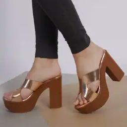 Chunky Heeled Sandals with upper-image-36