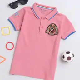 Boys Embroidered Polo T-Shirt-image-2