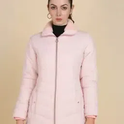 Women Regular Fit Quilted Bomber Jacket-image-32