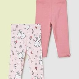 Girls Cotton Cartoon Printed Leggings-image-54