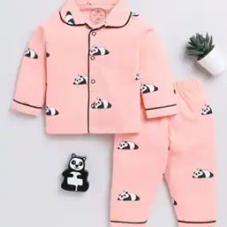 Girls Animal Print Lounge Pants & Top Set-image-24