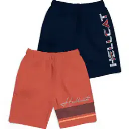 Pack of 2 Typographic Print Shorts-picture-34