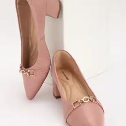 Women Pointed-Toe Slip-On Heeled Shoes-76
