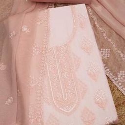 Women Embroidered Unstitched Dress Material-image-44