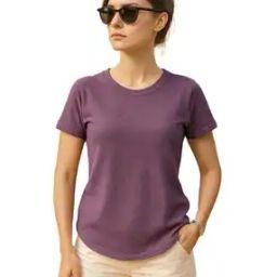 Women Textured Regular Fit T-Shirt-image-63