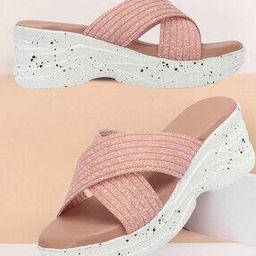 Women Round-Toe Wedges with Stitched Detail-image-12