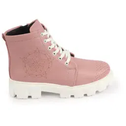 Women Star Print Mid-Calf Boots with Zip Closure-image-84