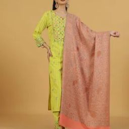 Women Floral Print Stole-image-99