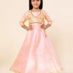 Girls Gown Dress with Lace Detail-image-43