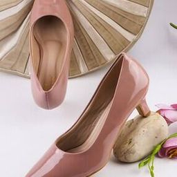 Women Pointed-Toe Slip-On Pumps-image-1