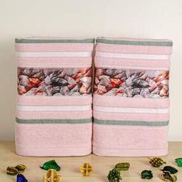 Cotton Oriental Set of 2 Hand Towel-image-63