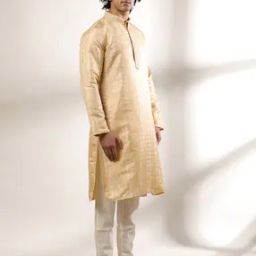 Geometric Pattern Slim Fit Kurta-10