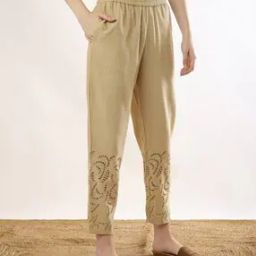 Pants with Elasticated Waist-image-14