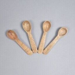 Set of 4 Mango Wood Classic Measuring Spoons-38